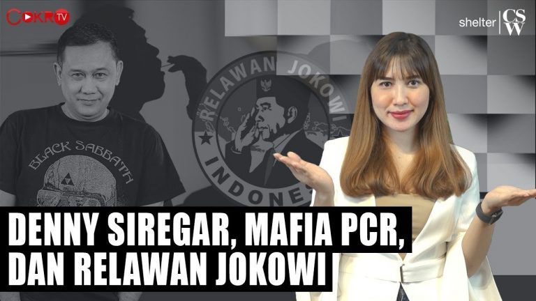 Denny Siregar, Mafia PCR, dan Relawan Jokowi